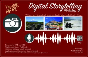 Digital Storytelling Workshop Flyer