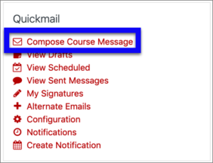 Moodle Quickmail block